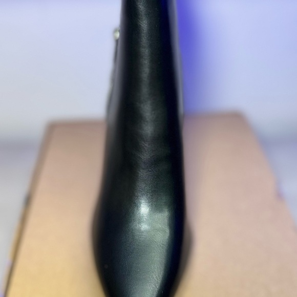 Tinstree Women’s Chunky Heel Side-Zip Booties – Black, Size 10 (NWT) - Picture 3 of 7